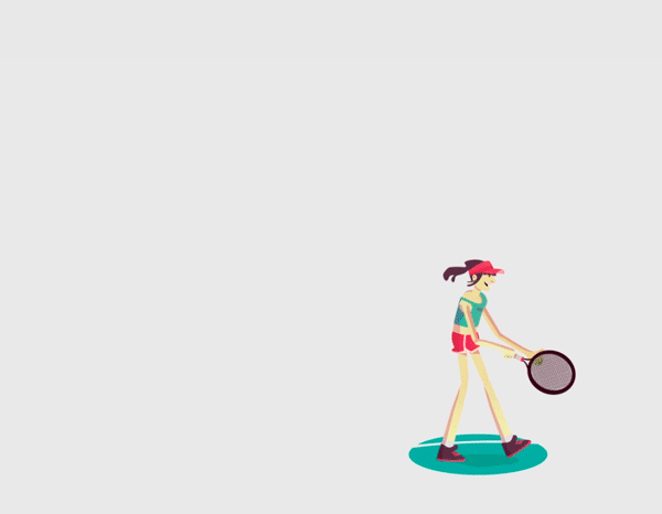 谷歌网球logo