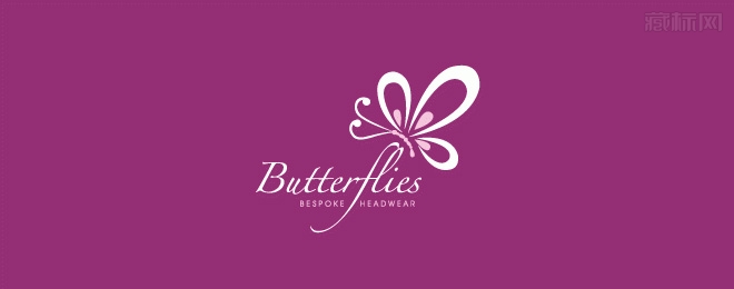 butter flies蝴蝶标志设计