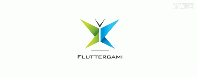 fluttergami蝴蝶logo图片