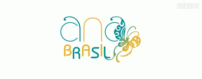 and brasil蝴蝶标志