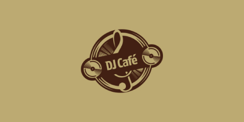 DJ CAFE logo设计