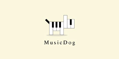 MUSIC DOG logo设计