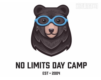 No Limits Day Camp夏令营logo设计