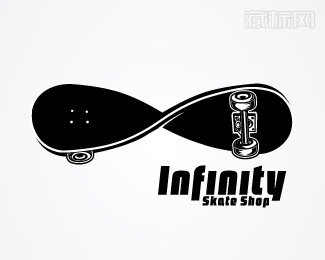 Infinity Skate Shop无穷大滑板车商店logo图片