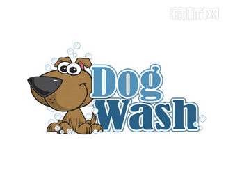 Dog Wash狗洗澡logo设计