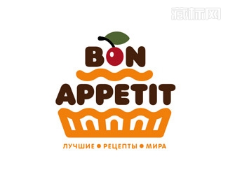 Bon Appetit蛋糕店logo设计