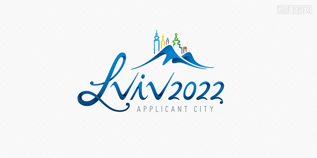 乌克兰利沃夫申办2022年冬奥会标志