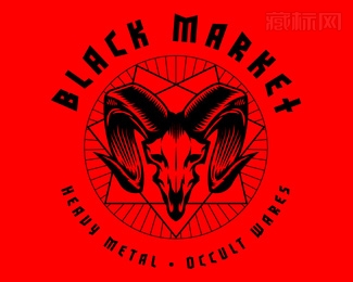 Black Market羊头logo设计欣赏