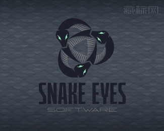 Snake Eyes Software蛇眼软件商标设计