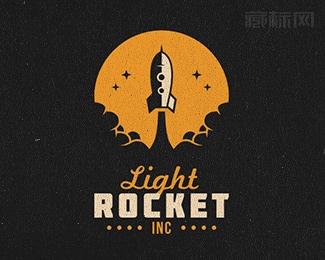 Light Rocket光火箭商标设计