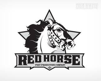 Red Horse Productions红马logo设计