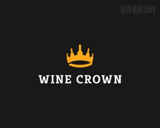 Wine Crown皇冠标志设计