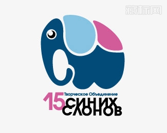 Blue Elephant蓝色大象logo图片