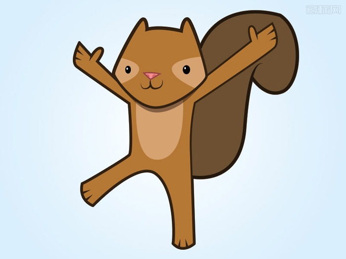 Squirrel松鼠logo设计