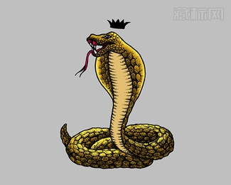 Yellow Cape眼镜蛇logo设计