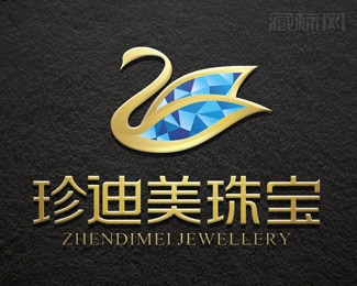珍迪美珠宝logo设计