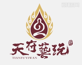 天府藝玩logo设计