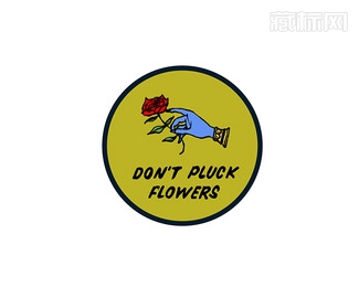 Don't Pluck Flowers不要摘花logo图片