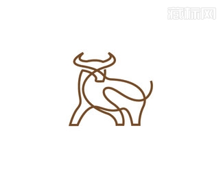 bull牛logo设计