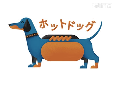 腊肠狗logo图片