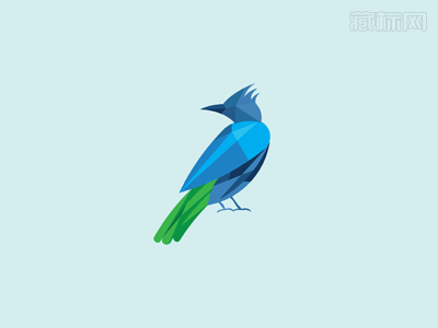 鹦鹉logo设计