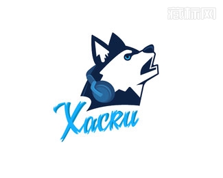 xacru狼音乐logo设计