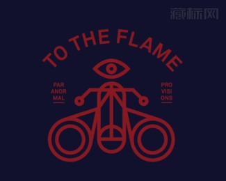 To The Flame眼睛标志设计