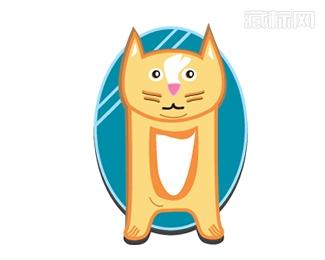 Cattyshack猫镜子logo设计