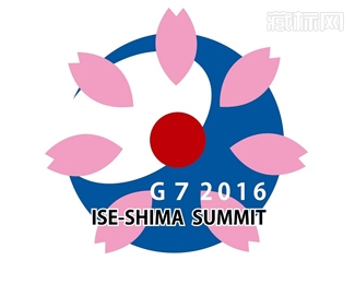 日本公布G7峰会会徽