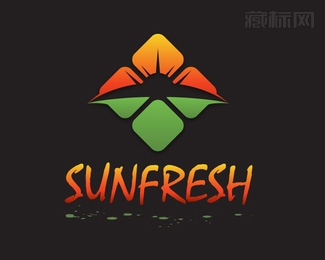  Sunfresh花logo设计