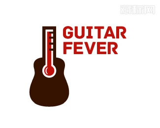 Guitar Fever吉他温度计logo设计