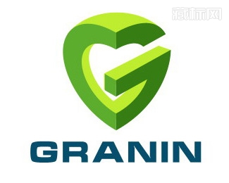 Granin立体G字母标志设计