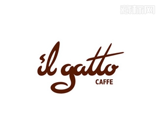 Il Gatto Caffe咖啡logo设计