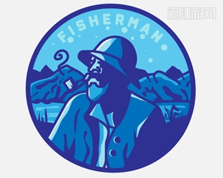 Fisherman渔夫logo设计