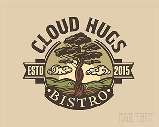 Cloud Hug's 树logo设计欣赏