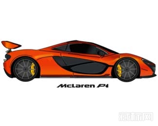 McLaren P1赛车标识设计