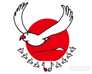 飞翔海鸥logo设计