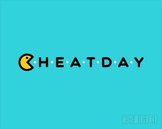 Cheat day开心豆logo设计