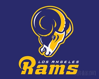 Rams羊头logo设计