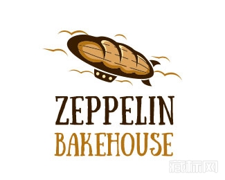 Zeppelin Bakehouse面包标志设计