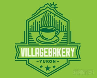 Villagebakery咖啡标志设计欣赏