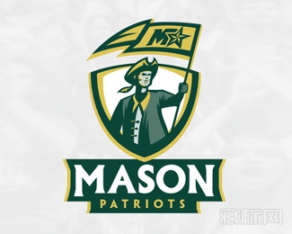Mason Patriots旗帜标志设计