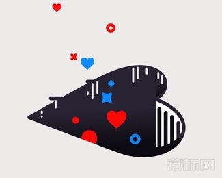 Heart心跳标志设计