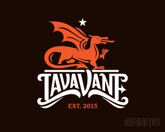 LavaVane恐龙logo设计
