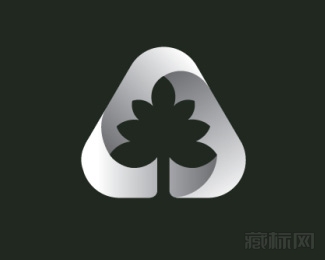 三角形与树logo设计欣赏