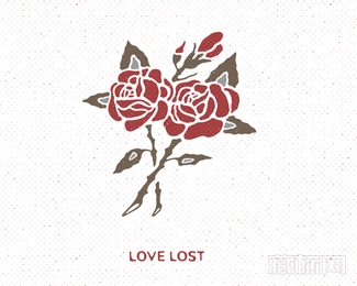 Love Lost Rose玫瑰花logo设计欣赏