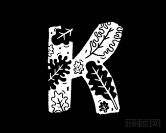 K is for Kale植物标志设计