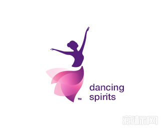 Dancing Spirits舞蹈女神logo设计