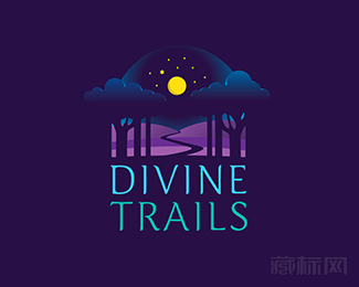 Divine Trails夜晚logo设计