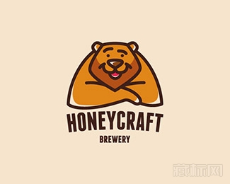 Honeycraft Brewery维尼熊logo图片